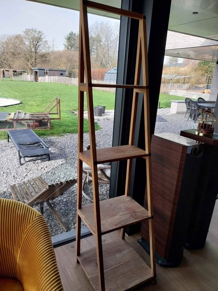 étagère teck, Maison & Meubles, Enlèvement, Comme neuf, Teck