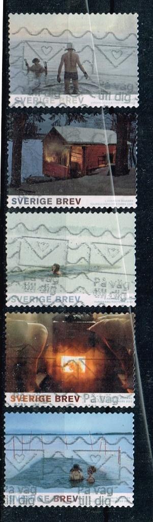 Postzegels uit Zweden - K 5795 - koud zwemmen, Verzenden, Zweden, Gestempeld