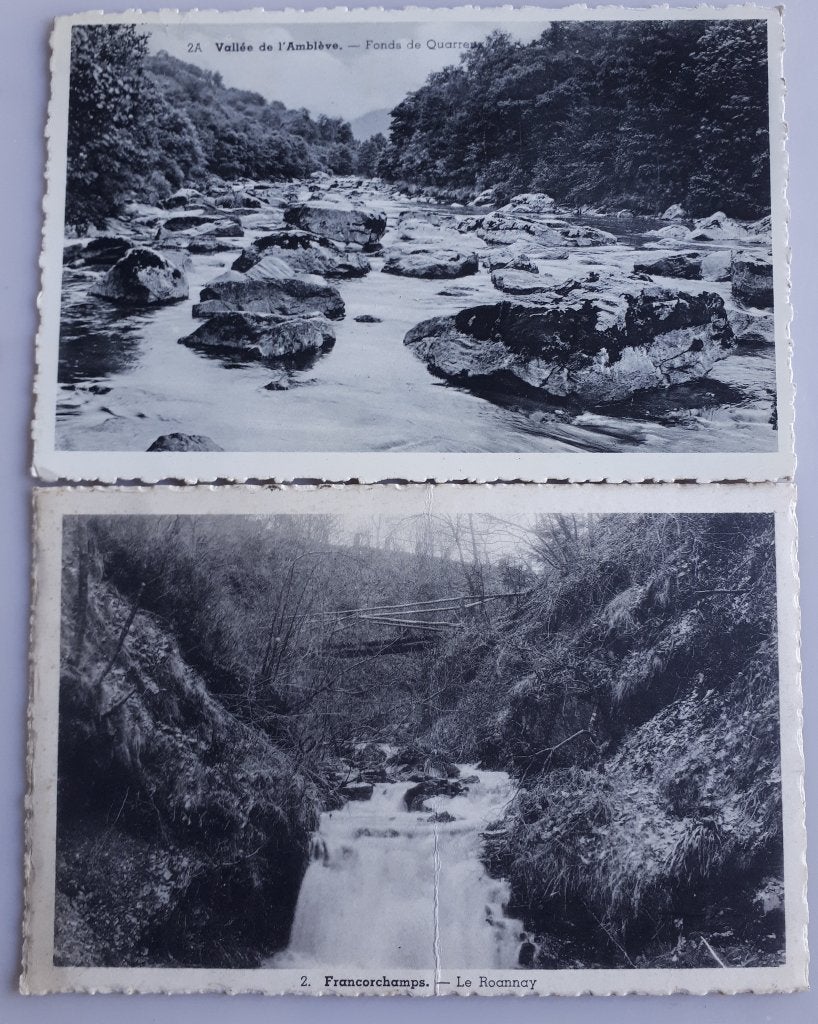 2 PC's 1948 &1969 Francorchamps& Fonds de Quarreux Réf.E161, Enlèvement ou Envoi, 1940 à 1960, Affranchie, Liège