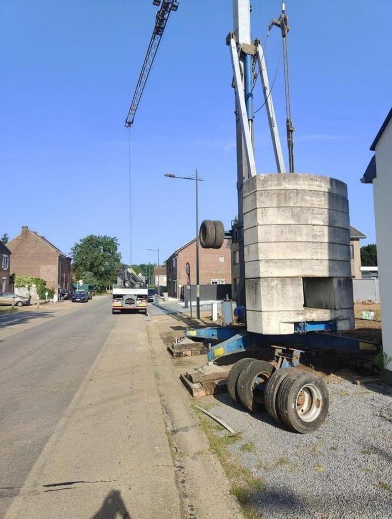 Bouwkraan 28m arcomet, Enlèvement