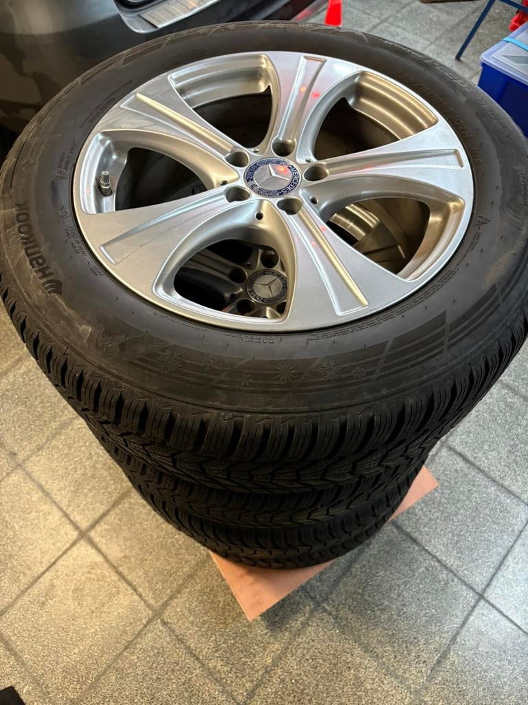 Originele velgen Mercedes GLC350e, 18 inch, Gebruikt, Banden en Velgen, Winterbanden