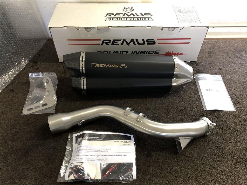 Remus 8 uitlaat demper Triumph Tiger Sport 1050 Sport 17-20, Verzenden, Nieuw