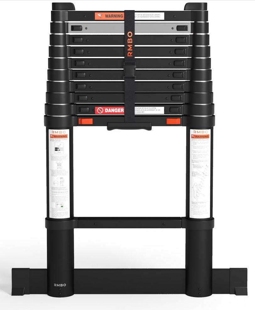 Échelle télescopique 3,2 m, Neuf, 2 à 4 mètres, Pliable ou rétractable/escamotable, Échelle