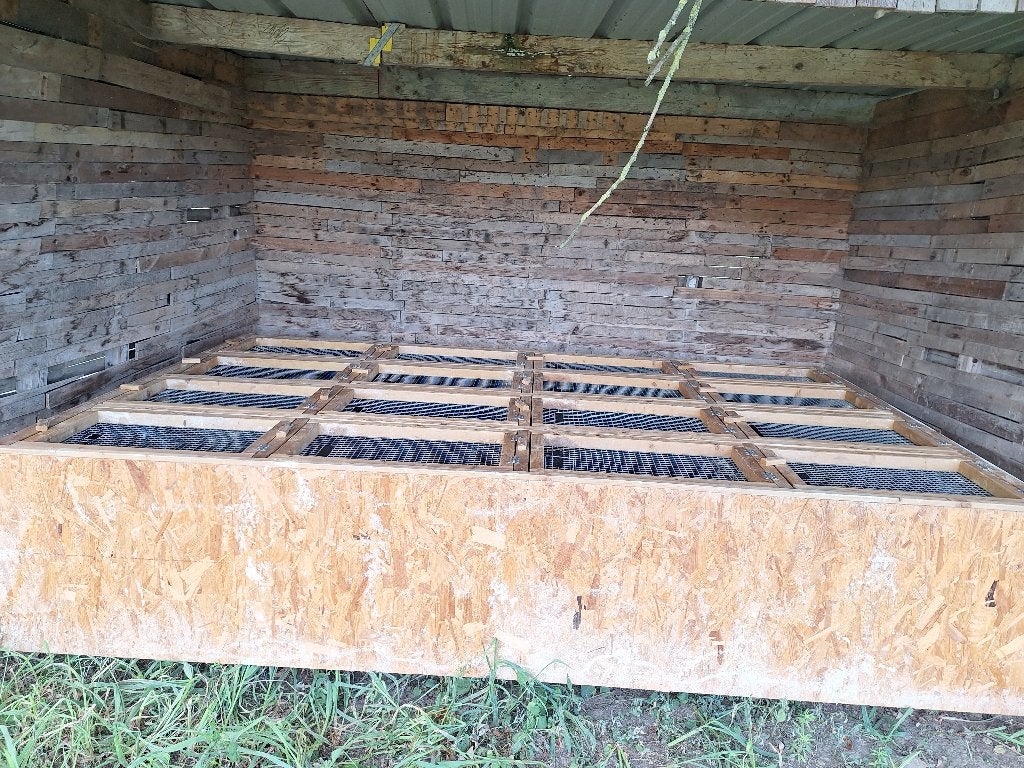 Te koop konijnen hok, Animaux & Accessoires, Rongeurs & Lapins | Cages & Clapiers, 90 cm ou plus, Enlèvement ou Envoi, Niche, Cobaye