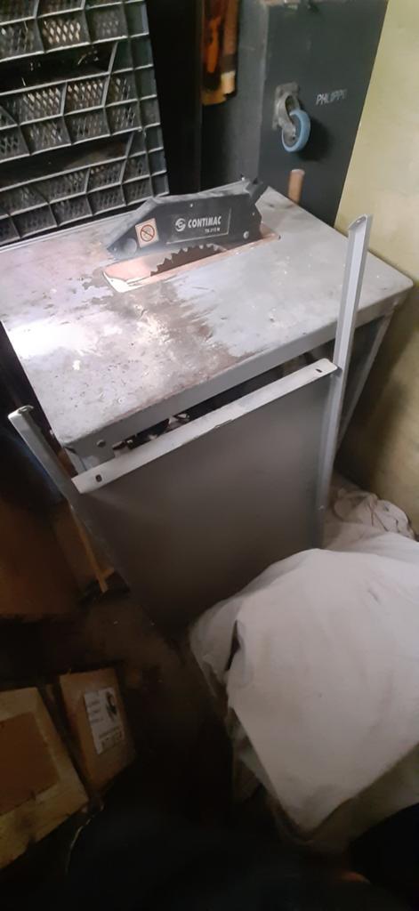 Tafelzaag Contimac TA315w, Ophalen