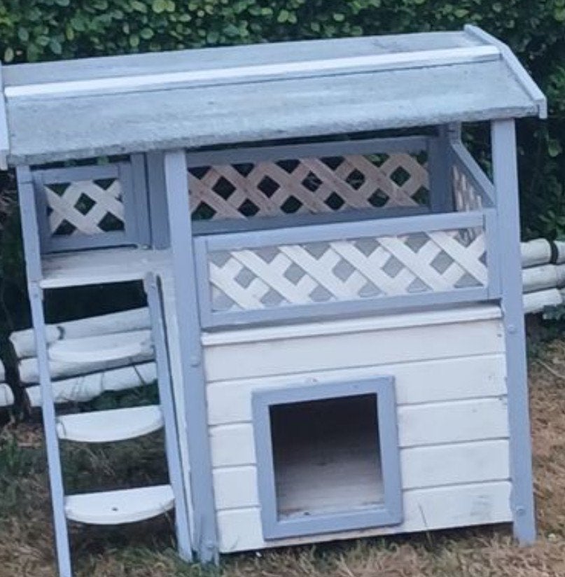 Kattenhuis, Dieren en Toebehoren, Katten-accessoires, Ophalen, Gebruikt