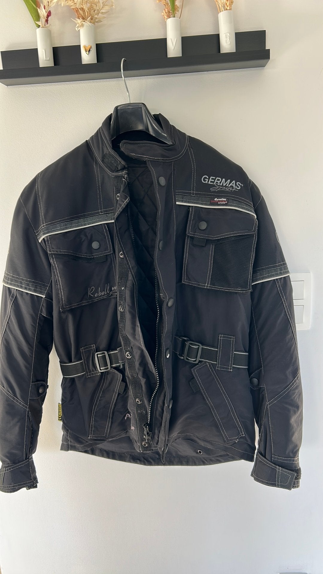 Zwarte motorvest Maat Large, Ophalen of Verzenden