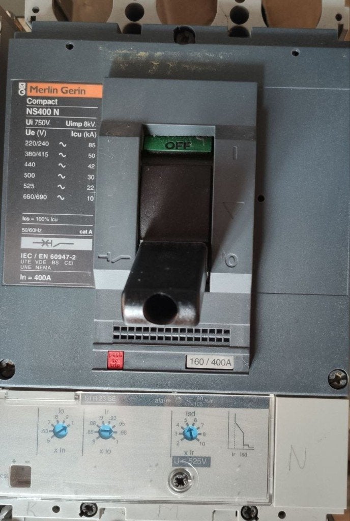 Coupe circuit. Schneider Merlin Gerin Compact NS400N. 400A., Bricolage & Construction, Enlèvement, Utilisé, Schneider Electric