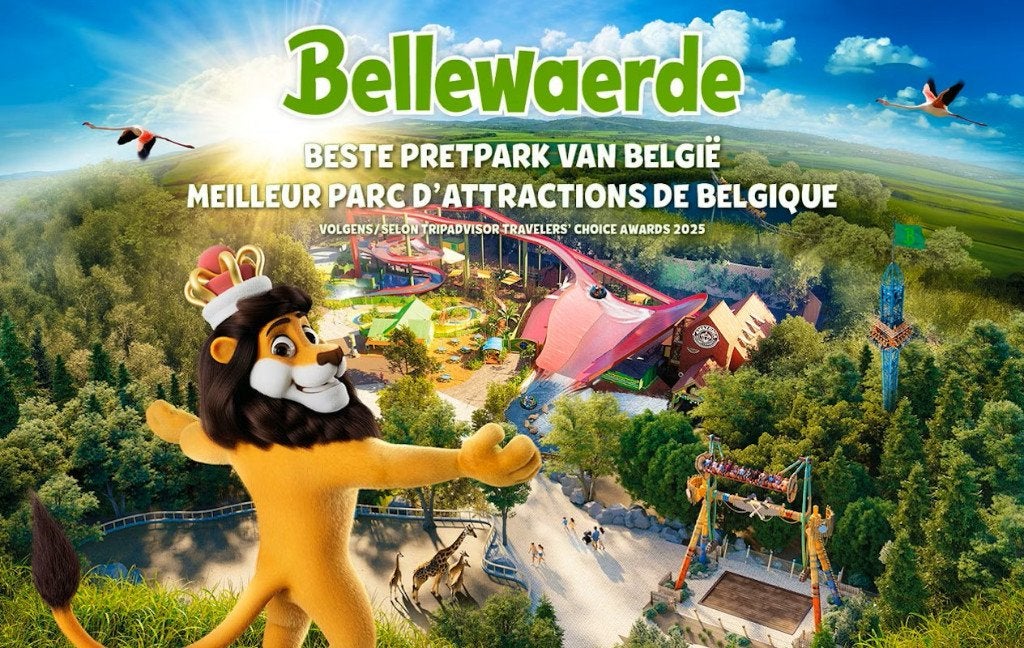2 Billets pour parc Bellewaerde (papier ou QR code par mail), Deux personnes, Ticket ou Carte d'accès