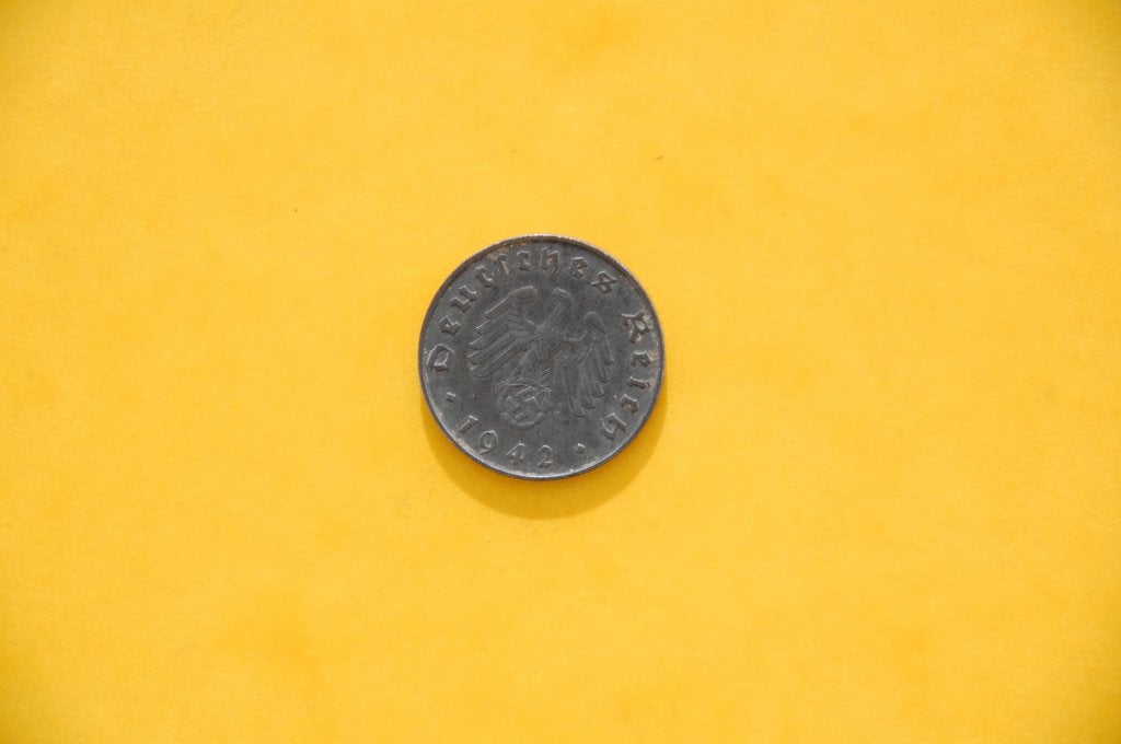 REICH allemand : 10 Pfennig 1942 B, Envoi, Allemagne, Monnaie en vrac