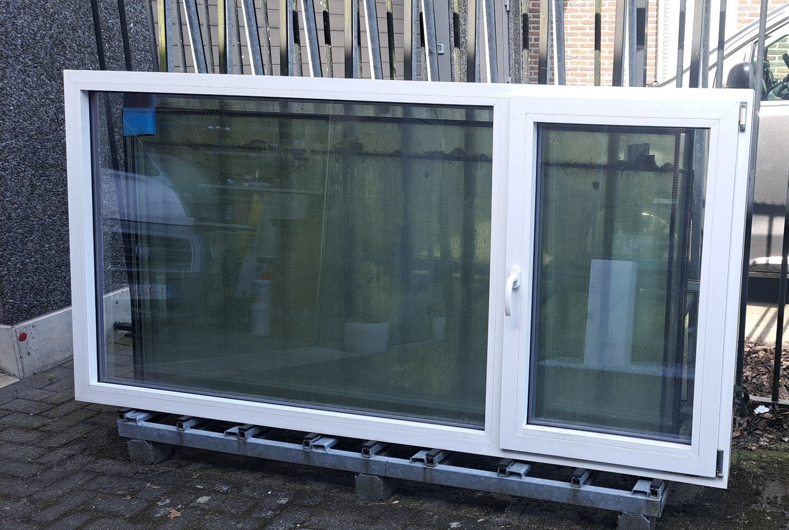 PVC raam NIEUW, Doe-het-zelf en Bouw, Raamkozijnen en Schuifdeuren, Ophalen