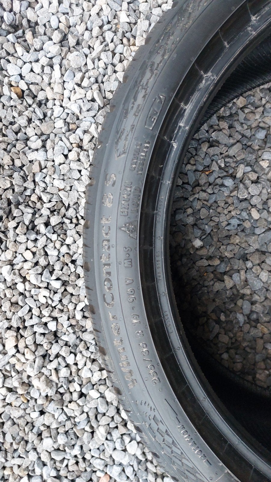 2 pneus Hiver Continental 8S 255/35 96V EV XL, Enlèvement, Pneus hiver, Pneu(s)