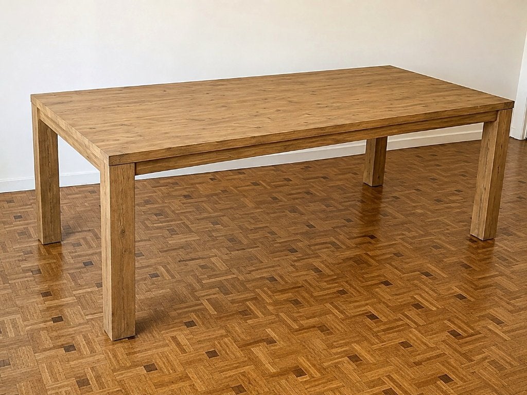 Henders & Hazel eettafel van massief acacia, Ophalen, Gebruikt, 100 tot 150 cm, 200 cm of meer