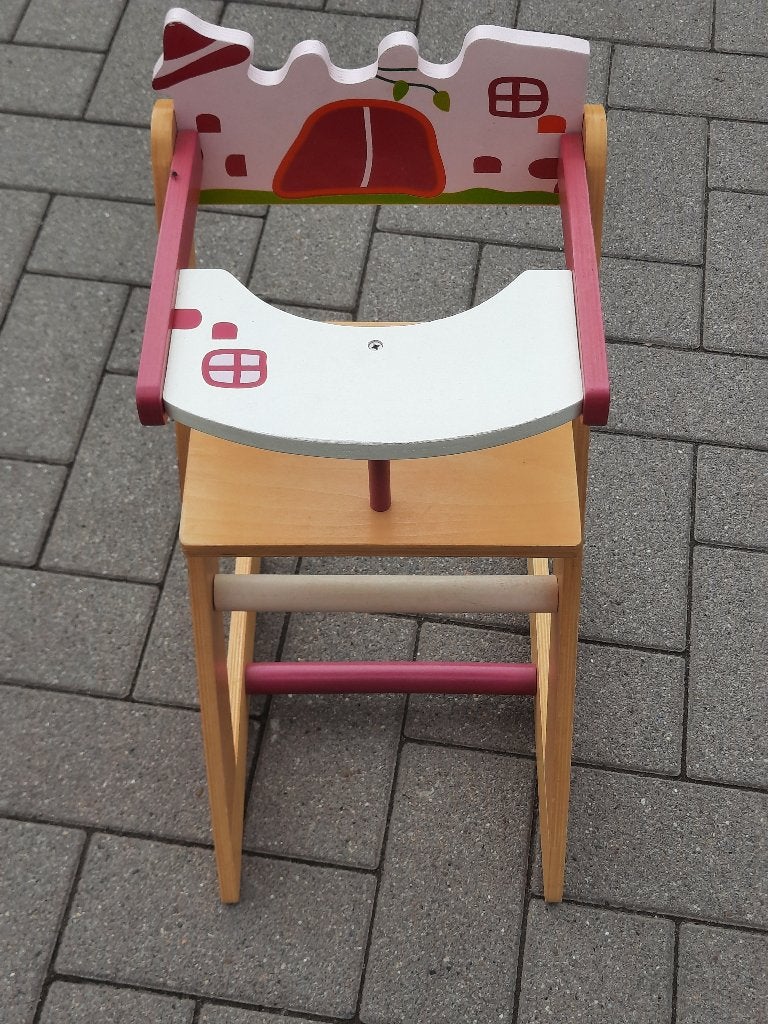 POPPEN stoeltje, Ophalen, Gebruikt
