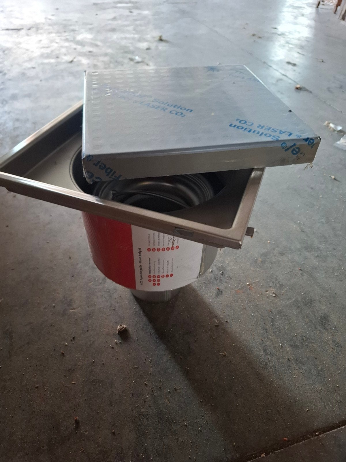 afvoeputje, Doe-het-zelf en Bouw, Buizen en Afvoer, Ophalen, Inox