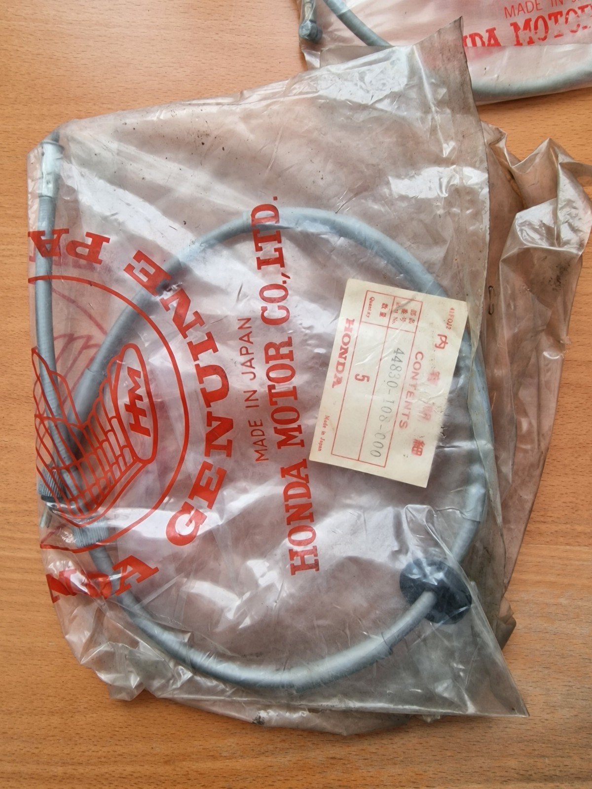 Honda CB100, CB125, CL100, CL125, câble de compteur de vites, Enlèvement