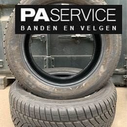 2x Goodyear 235 55 18 winterbanden 6,5 mm, 18 inch, Gebruikt, -, -