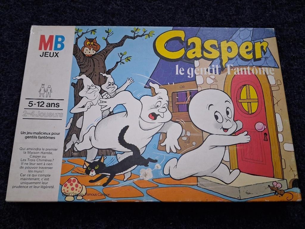 Bordspel Casper le gentil Fantôme, Enlèvement ou Envoi, Comme neuf, MB spelen