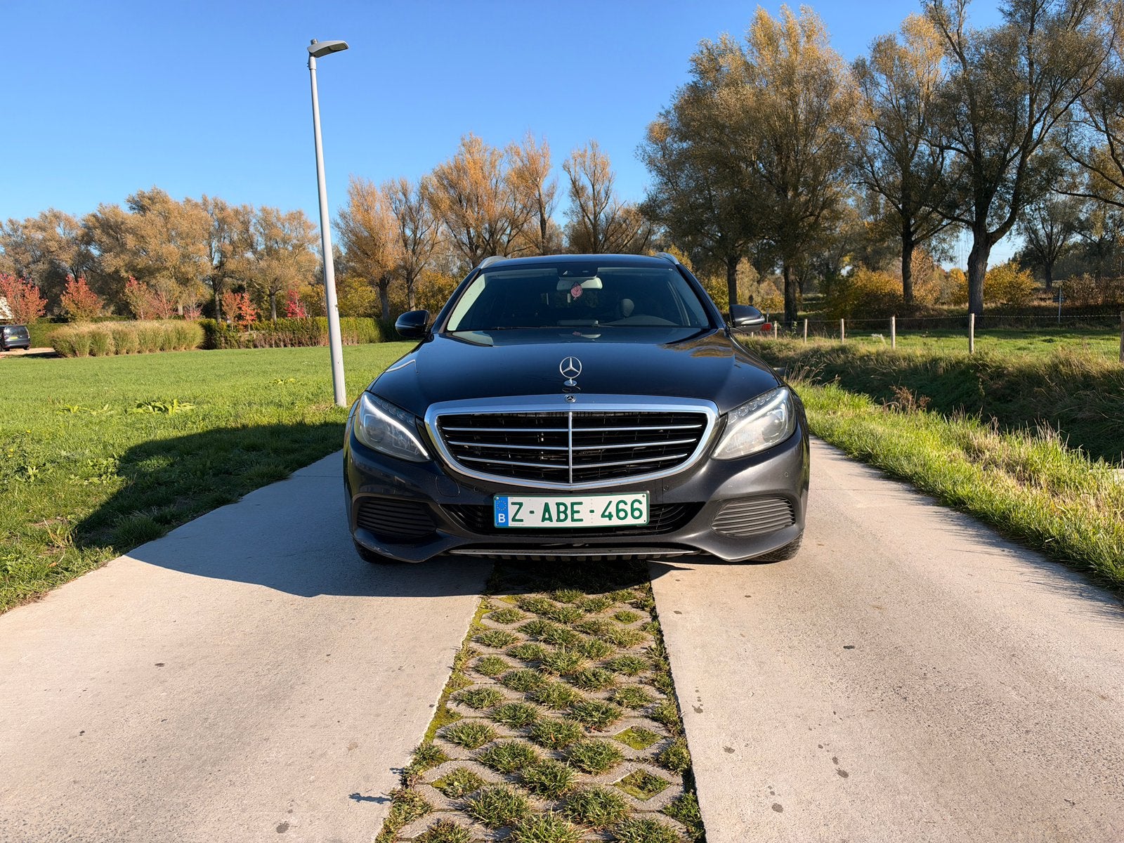 Mercedes C200d Elegance 2017 Aut.  (2.2 Mercedes motor), 4 cilinders, Alcantara, Zwart, Bedrijf