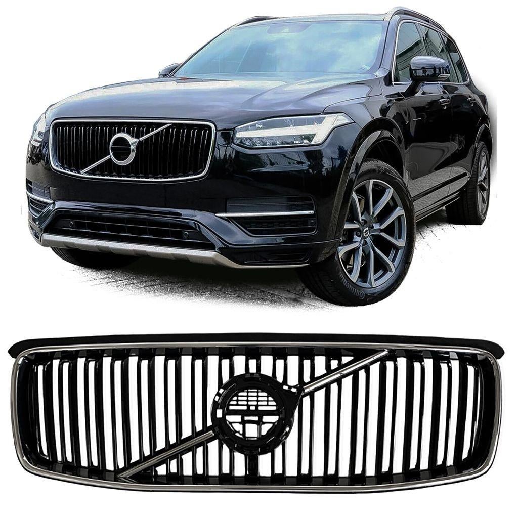 Grill Hoogglans Zwart Chrome Voor Volvo XC90 II Vanaf 2015 t, Envoi