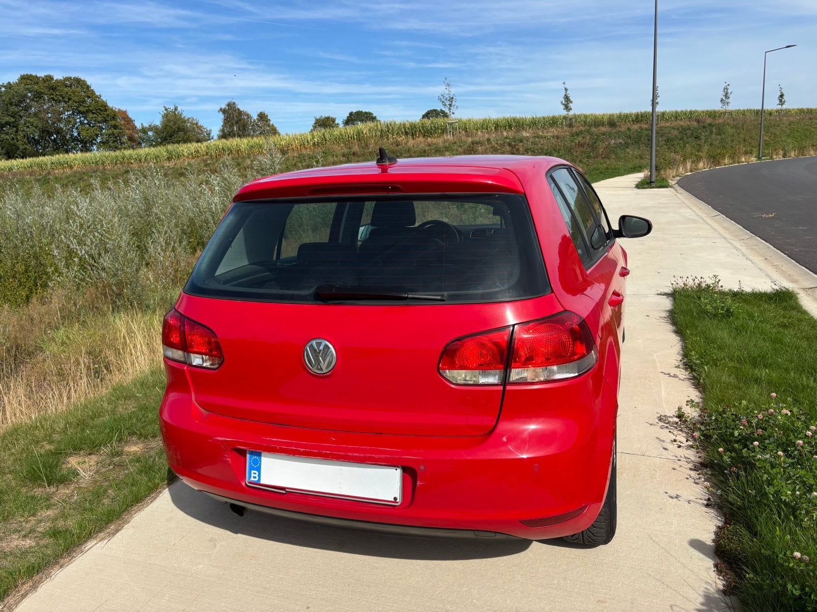Volkswagen Golf 6 1.6 CR TDi Trendline DPF, Rouge, Achat, Capteur de lumière, Entreprise