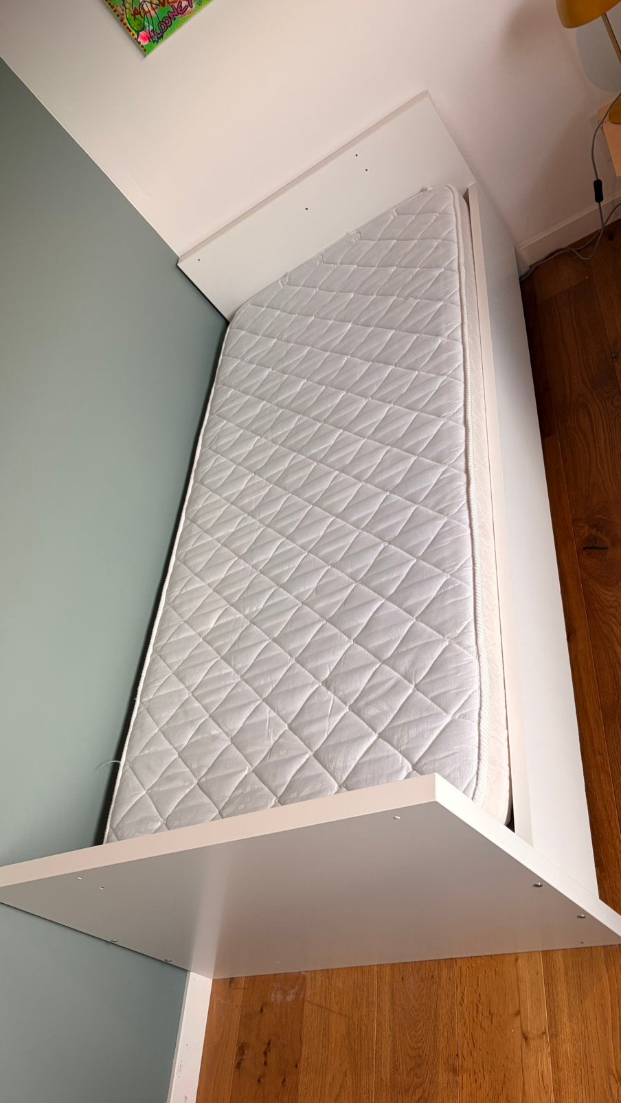 Chambre enfant complète – lit + armoire – 90 €, 90 cm, Enlèvement, Sommier, 200 cm