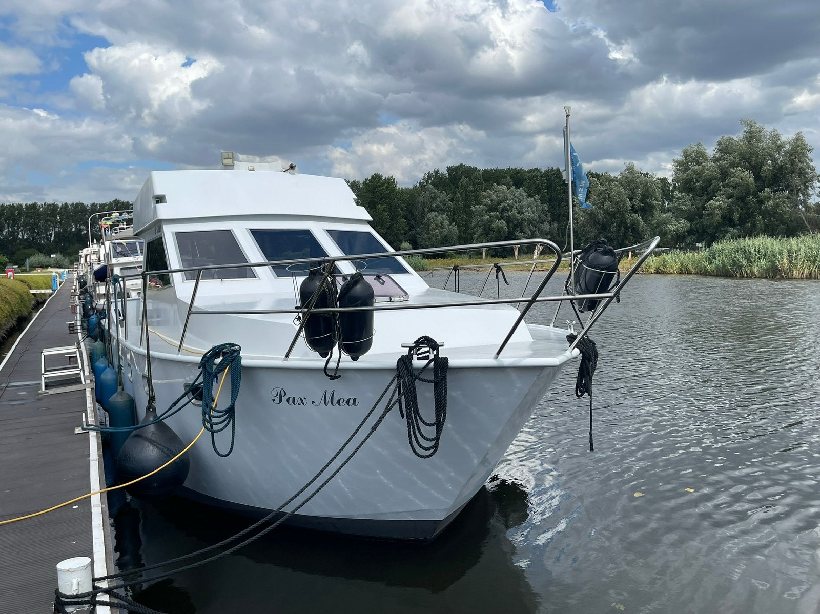 Motorjacht met flybridge te koop, Watersport en Boten, Overige merken, 11 m, Diesel, 75 pk