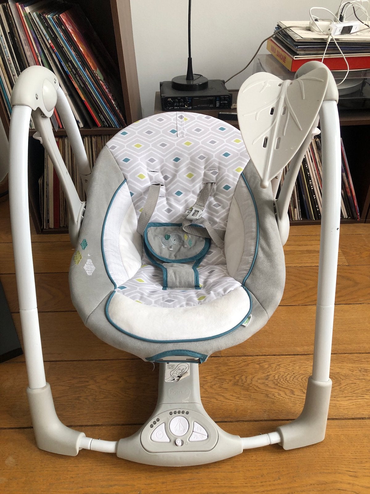 Balançoire pour bébé, Ophalen, Gebruikt