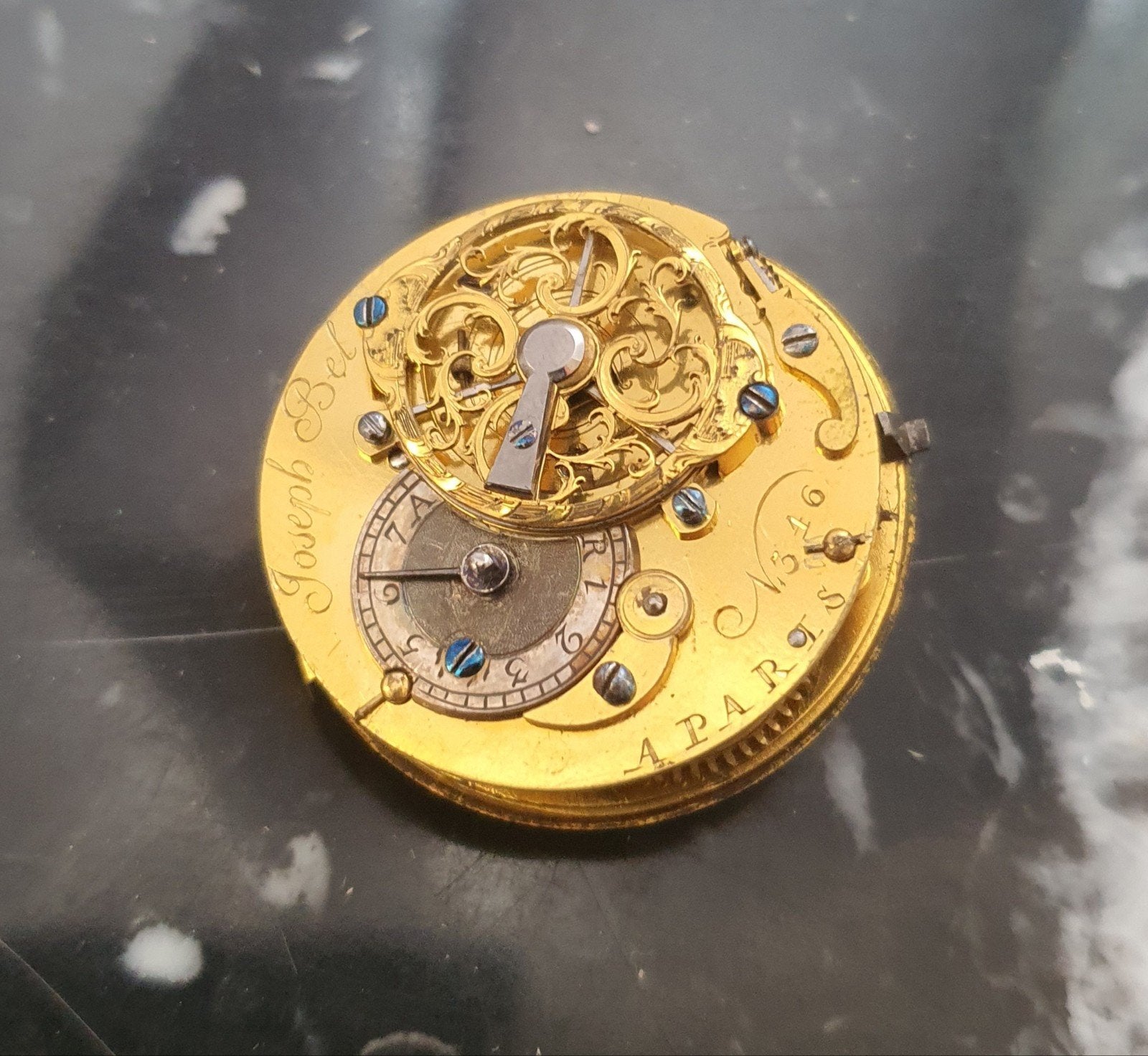 antique montre gousset, Bijoux, Sacs & Beauté, Montres | Anciennes | Antiquités, Enlèvement ou Envoi, Montre de poche, Doré