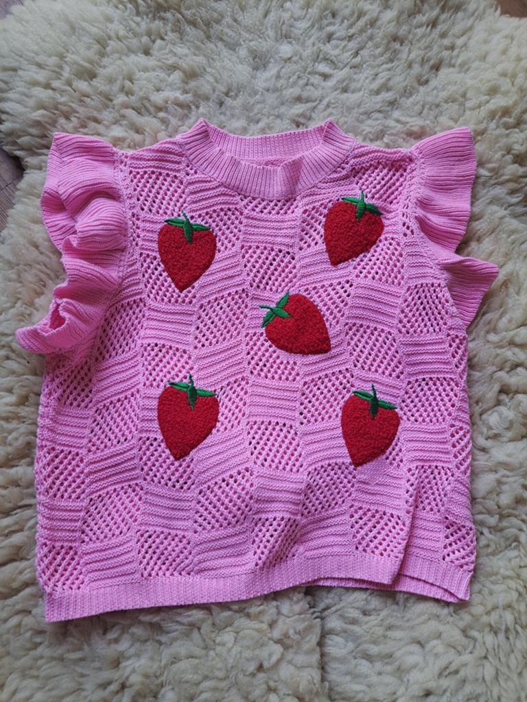 Zomers bloesje aardbeitjes maat M, Kleding | Dames, Blouses en Tunieken, Ophalen of Verzenden