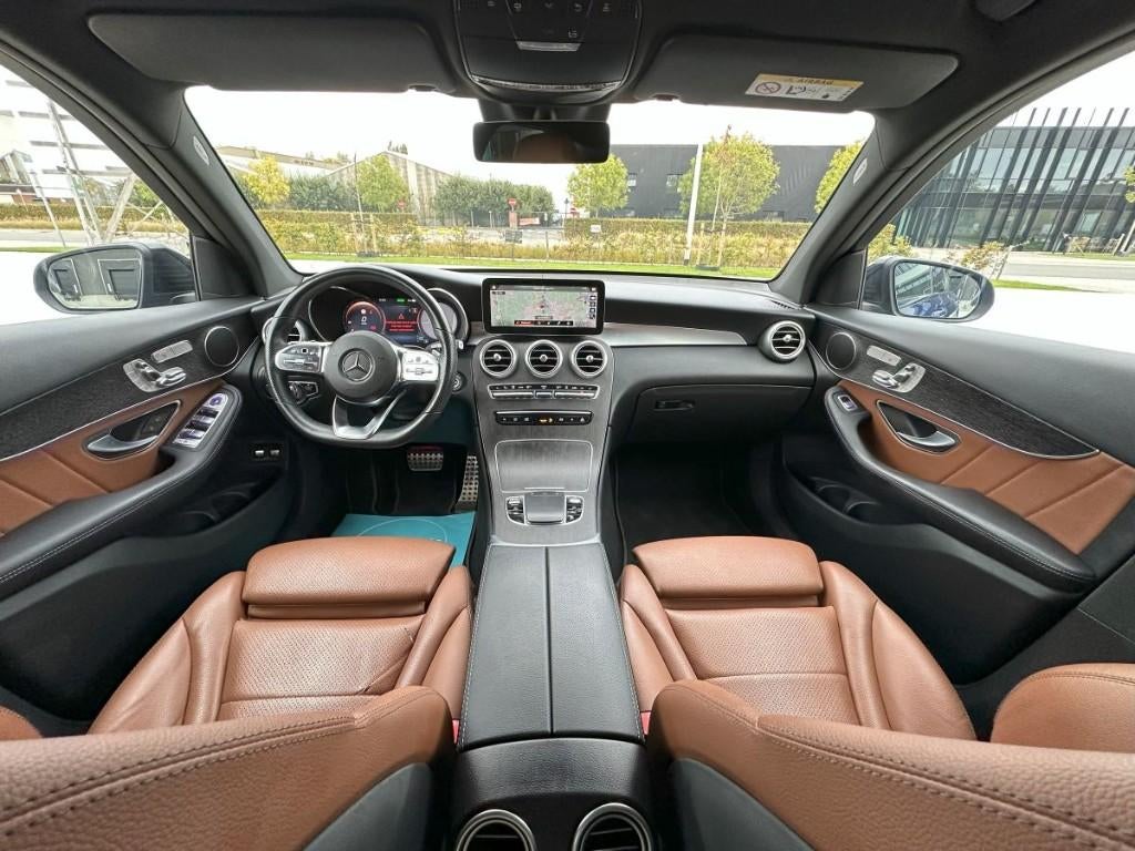 Mercedes GLC 300E 4MATIC AMG Off Roader 2021 90000km, Auto's, Automaat, Blauw, Leder, 5 zetels