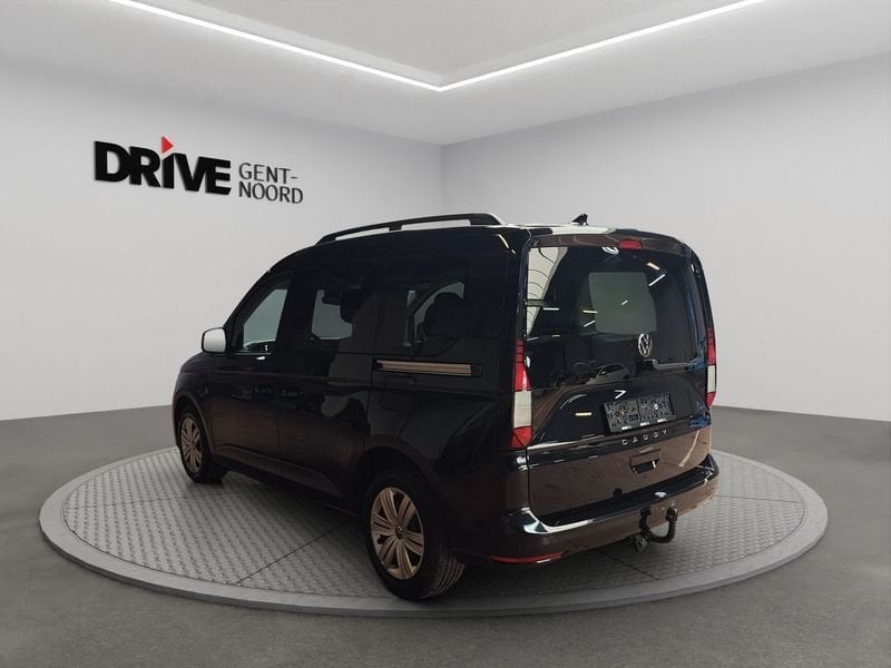 Volkswagen Caddy TDI Life * 5pl/PDC/app connect/trekhaak*, Gebruikt, Zwart, Grijs, Elektrische ramen