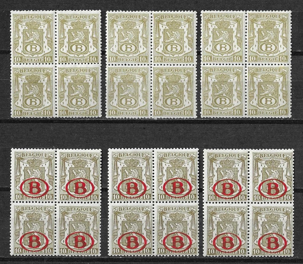 Armoiries des petits États de la Belgique OPC S26 + S36 **, Enlèvement ou Envoi, Non oblitéré, Neuf