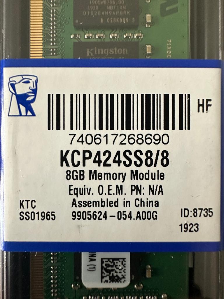 DDR4 8GB 2400MT/s, Computers en Software, Ophalen, DDR4, 8 GB, Nieuw