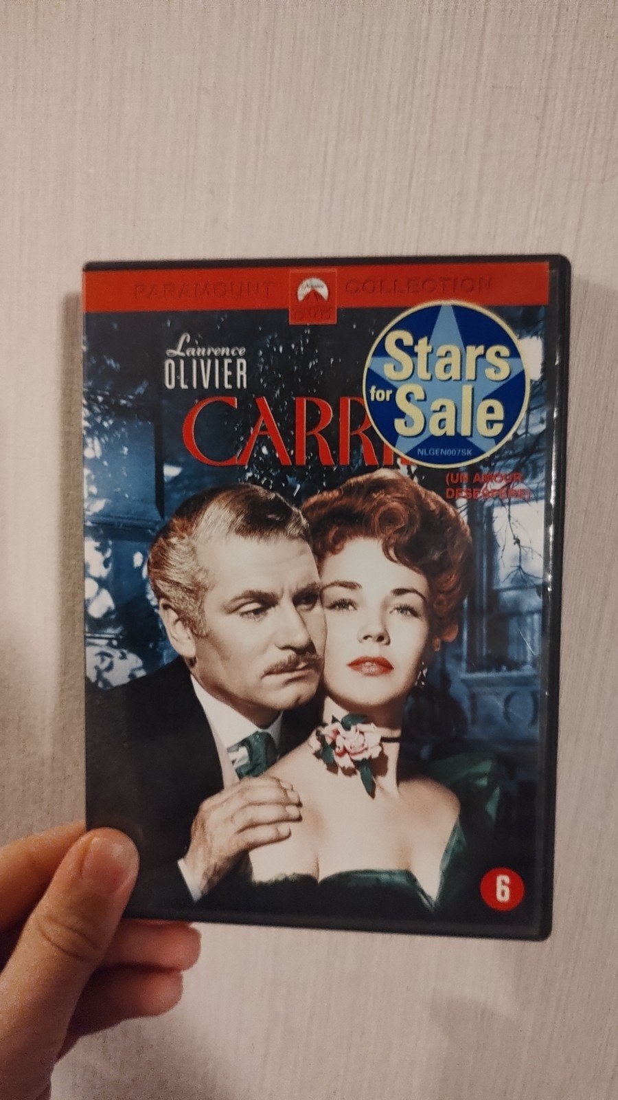 Carrie met Laurence Olivier o.a., Drama, Ophalen of Verzenden, Zo goed als nieuw, 1940 tot 1960