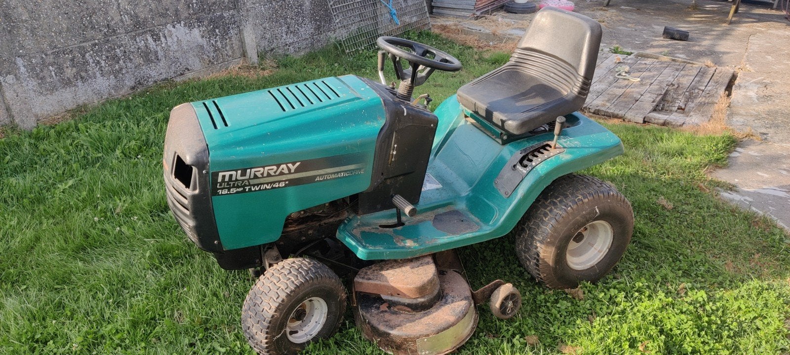 Murray ultra 18,5hp twin46" vario, Tuin en Terras, Ophalen