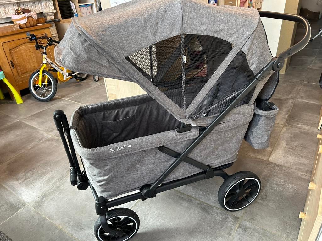 NEUF chariot Pinolino gris clair, Enlèvement, Neuf, Poussette, Autres marques