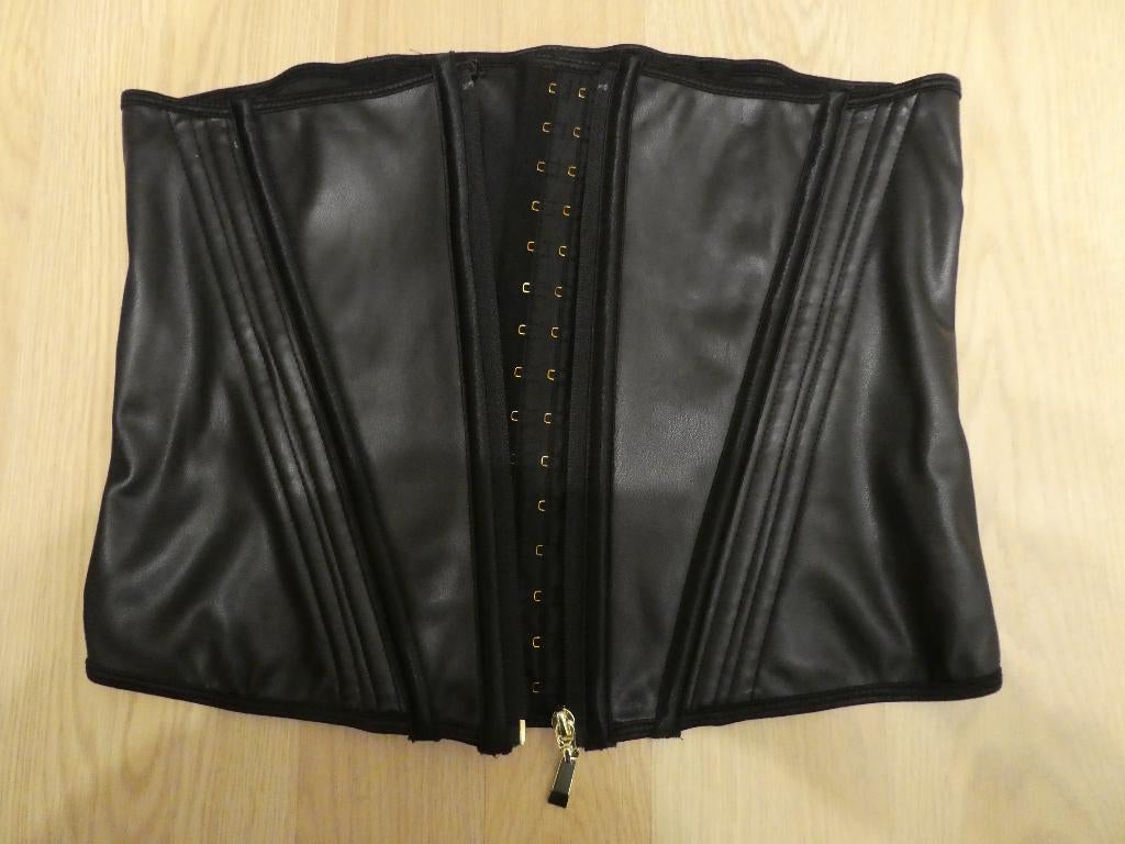 Corrigerende Gordel Faux Leather, Kleding | Dames, Ophalen of Verzenden, Zwart, Body of Korset