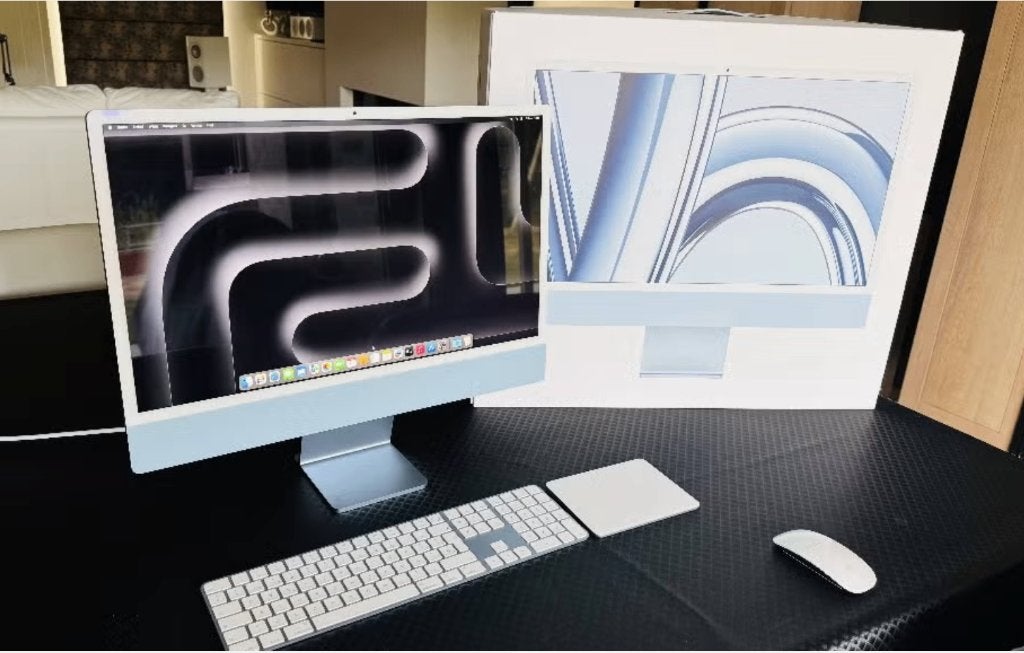 Apple iMac 24" compleet gloednieuwe staat, Computers en Software, Apple Desktops, Ophalen, 256 GB, IMac, Nieuw