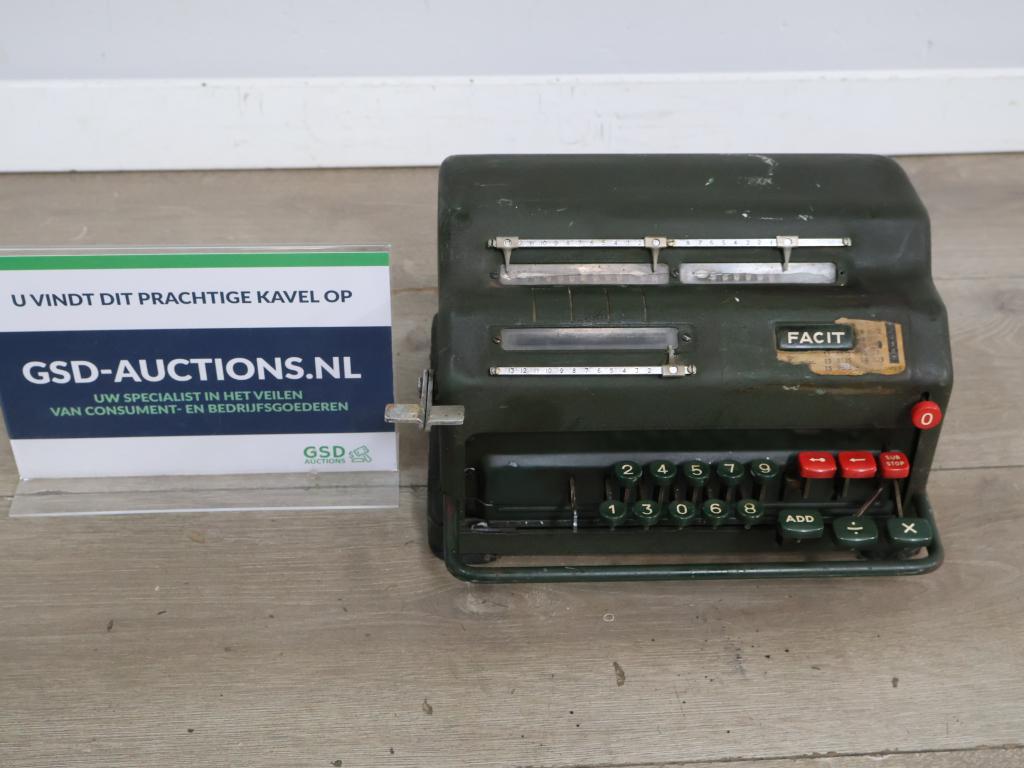 Vintage Mechanische Rekenmachine, Antiek en Kunst