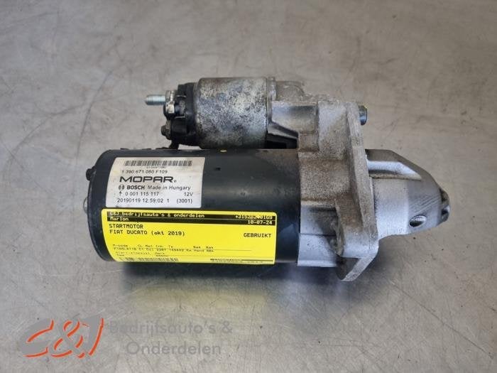 Démarreur d'un Fiat Ducato, -, 3 mois de garantie, Utilisé, Fiat