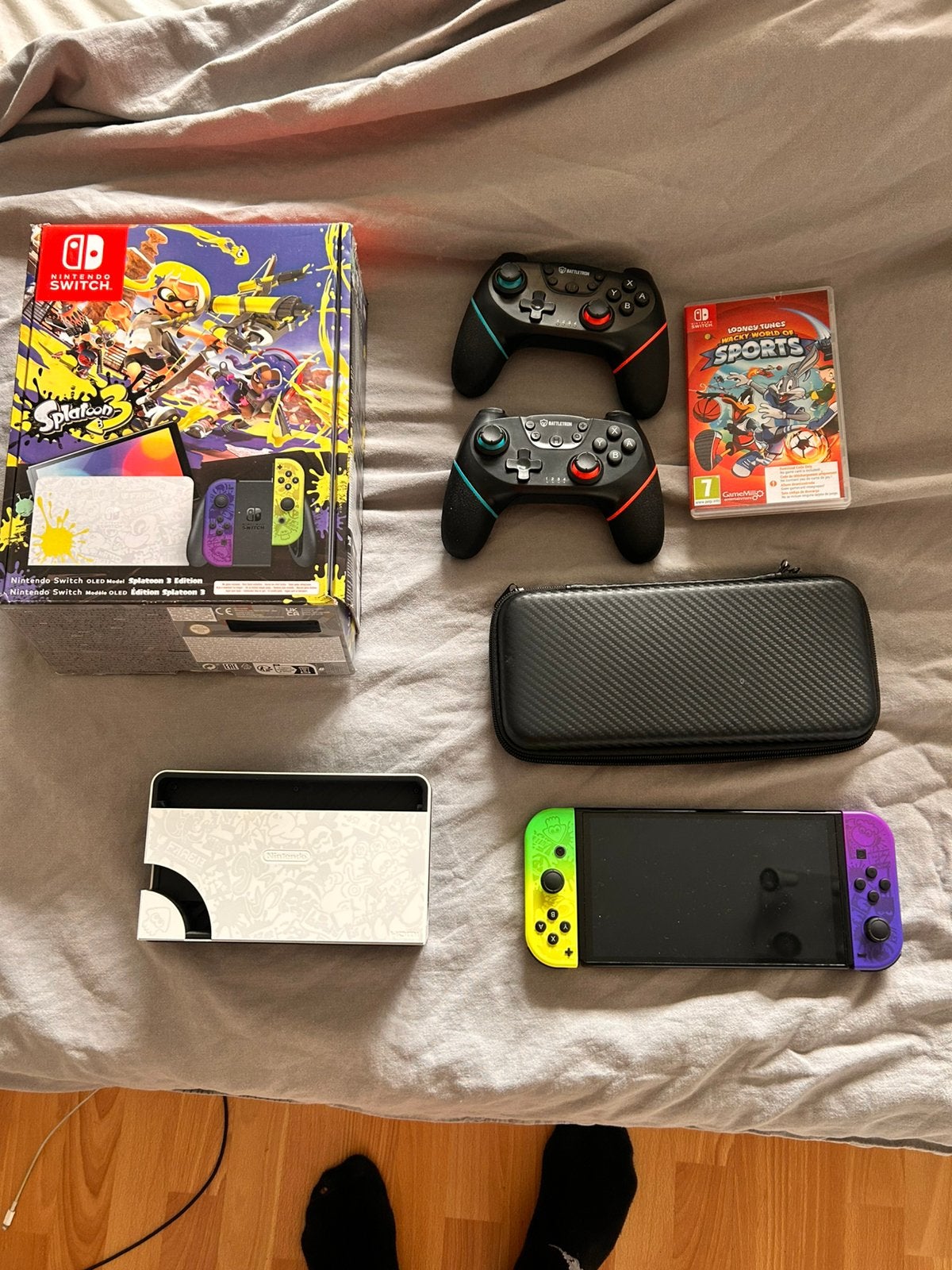 Nitendo switch oled, Games en Spelcomputers, Spelcomputers | Nintendo Switch, Ophalen, Zo goed als nieuw, Switch OLED
