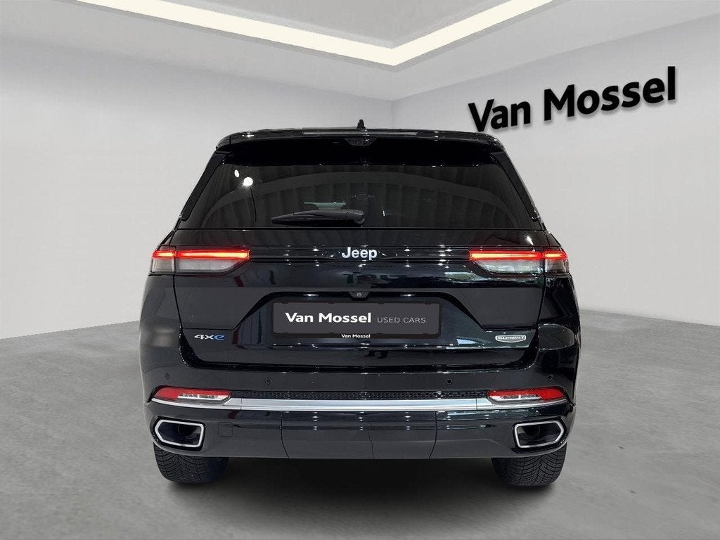 Jeep Grand Cherokee 2.0 4xe 380 PHEV 4WD Summit Reserve, Auto's, Automaat, Stof, Gebruikt, Zwart