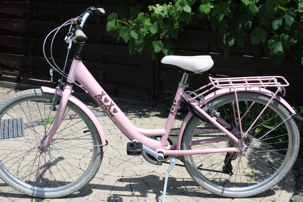Als nieuwe Alu 24 inch BFK meisjesfiets - 6 speed, Fietsen en Brommers, Ophalen, 24 inch, Velgrem, Versnellingen