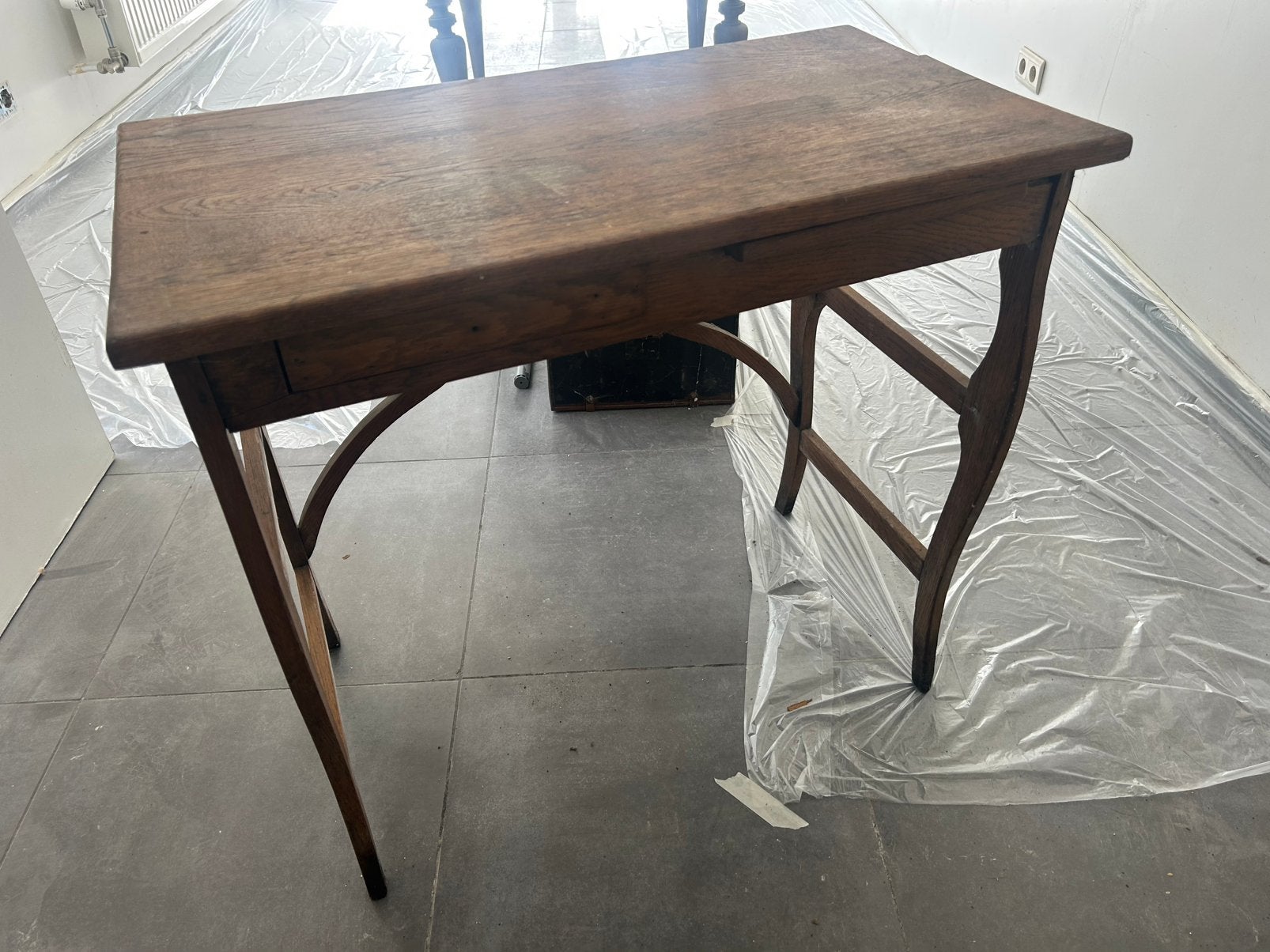 Table en chene debut 20e, Antiek en Kunst, Antiek | Meubels | Tafels, Ophalen
