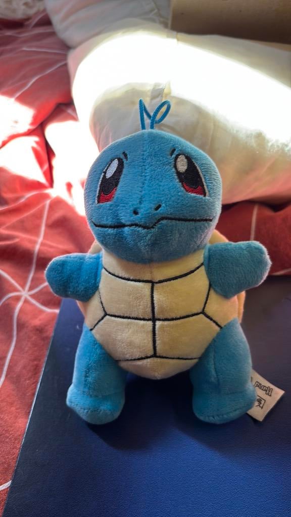 Pokemon Schiggy Plush, Ophalen of Verzenden, Zo goed als nieuw