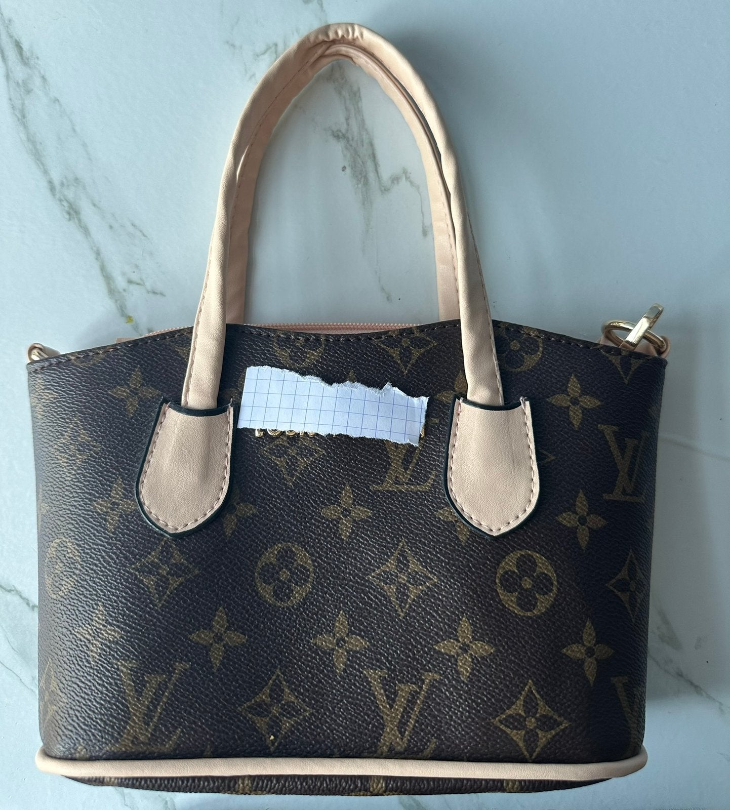 Petit sac à main ( faux), Envoi, Comme neuf, Brun, Sac à main