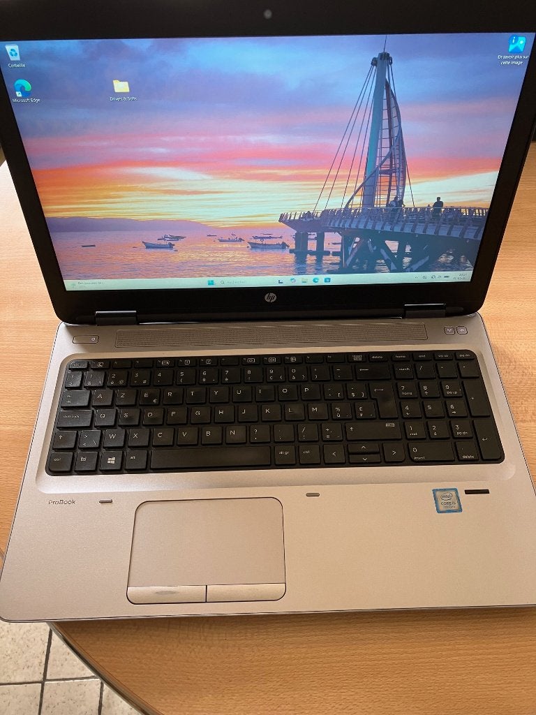 HP ProBook 650 G3 Windows 11 Pro et Office 2024 activé, Informatique & Logiciels, 256 GB, Enlèvement ou Envoi, Utilisé, SSD