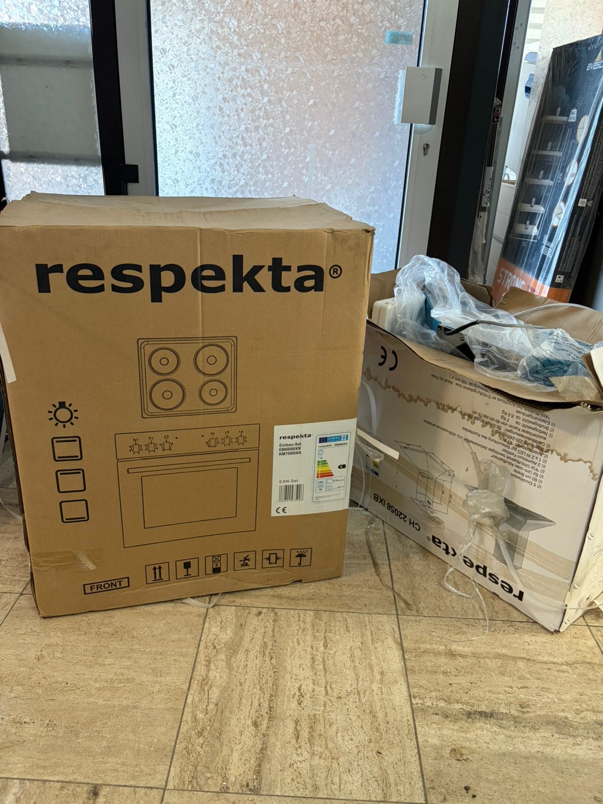Respekta Inbouw Oven en Kookplaat Set met Afzuigkap, Ophalen of Verzenden