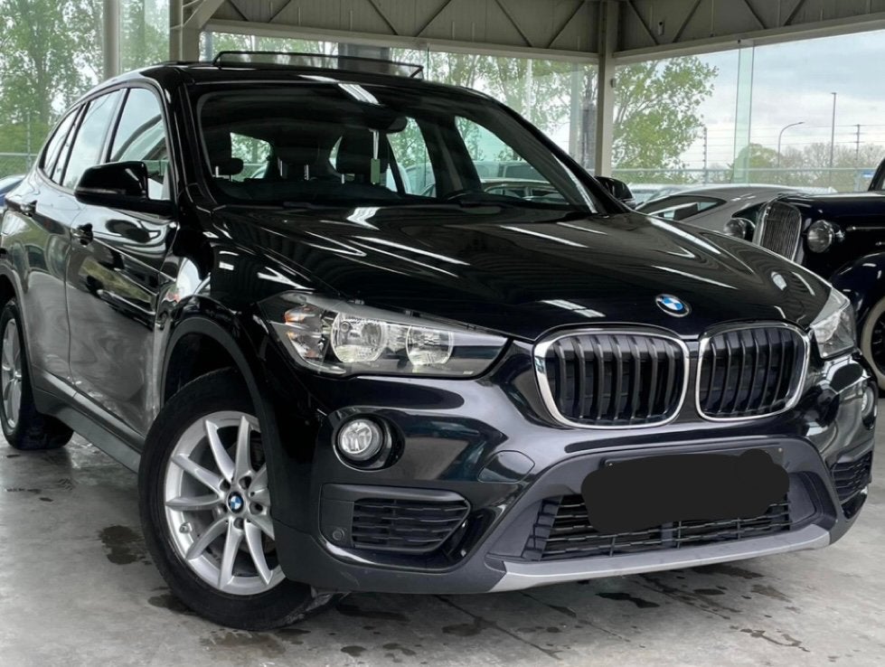 BMW X1 sDrive16d, Auto's, BMW, Zwart, Leder, 5 deurs, Particulier